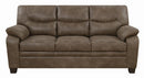 Meagan Casual Brown Sofa