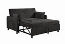 Transitional Dark Brown Sofa Bed
