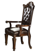 Vendome PU & Cherry Arm Chair (Set-2)