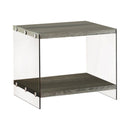 Rustic Grey End Table