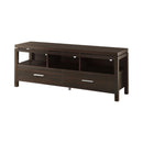 Transitional Dark Brown TV Console