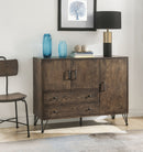 Garron Walnut & Black Server