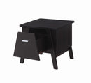 Mid-Century Modern Red Cocoa One-Drawer End Table