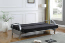 Transitional Silver Futon Frame