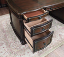 Gorman Traditional Espresso Executive Desk