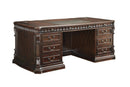Tucker Traditional Rich Brown Executive Desk