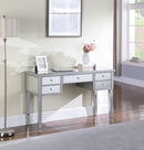 Hollywood Glam Antique Silver Writing Desk