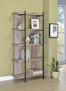 Samson Rustic Weathered Oak Bookcase