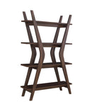 Mid-Century Modern Dark Walnut Bookcase