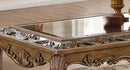 Orianne Mirrored & Antique Gold Coffee Table