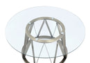 Perjan Antique Brass & Clear Glass Coffee Table