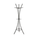 Modern Black Metal Coat Rack