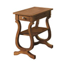 Transitional Cherry Accent Table