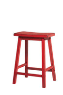 Gaucho Antique Red Counter Height Stool (Set-2)