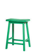 Gaucho Antique Green Counter Height Stool (Set-2)
