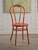 Jakia Antique Orange Side Chair (Set-2)