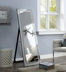 Nowles Mirrored & Faux Stones Accent Mirror (Floor)