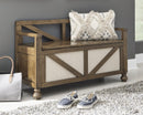 Brickwell Signature Design by Ashley Storage Bench image
