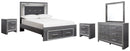 Lodanna Signature Design 7-Piece Bedroom Set with Storage Drawers image