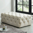 Celina Beige Ottoman