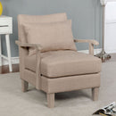 Adrienne Beige Accent Chair