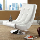 Trinidad White Swivel Accent Chair