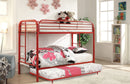Opal Red Twin/Twin Bunk Bed