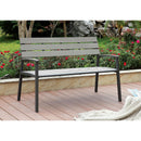 ISHA Gray Outdoor Bench
