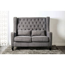 Alicante Gray Love Seat Bench