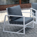 India Gray Arm Chair