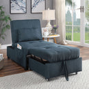 Noonan Blue Futon