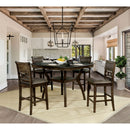 Holly Satin Walnut 5 Pc. Dining Table Set