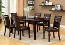 Woodside Dark Cherry 7 Pc. Dining Table Set (2AC+4SC)