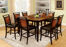 Salida II Espresso/Black Square Counter Ht. Table