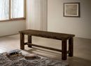 Kristen Rustic Oak Bench