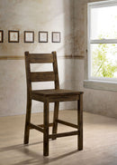 Kristen Ii Rustic Oak Counter Ht. Side Chair (2/CTN)