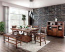 Wichita Light Walnut 6 Pc. Counter Ht. Table Set