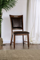 Wichita Light Walnut Side Chair (2/CTN)
