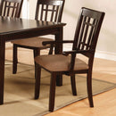 Central Park I Dark Cherry/Oak Arm Chair (2/CTN)