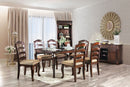 Townsville Dark Walnut 9 Pc. Dining Table Set