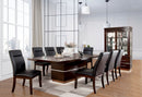 LAWRENCE Dark Cherry 7 Pc. Dining Table Set