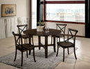 Saige Burnished Oak 5 Pc. Dining Table Set