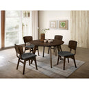 Shayna Gray Walnut 5 Pc. Dining Table Set
