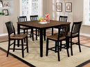 Izidora Rustic Oak/ Espresso Counter Ht. Table