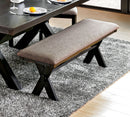 XANTHE Black/ Ivory Bench