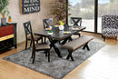 XANTHE Black Dining Table