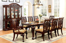PETERSBURG I Cherry 9 Pc. Dining Table Set (2AC+6SC)