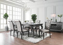 Amina Gray 9 Pc. Dining Table Set