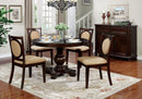 Abergele Brown Cherry Round Dining Table