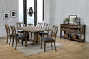 Benllech Brown Cherry 7 Pc. Dining Table Set